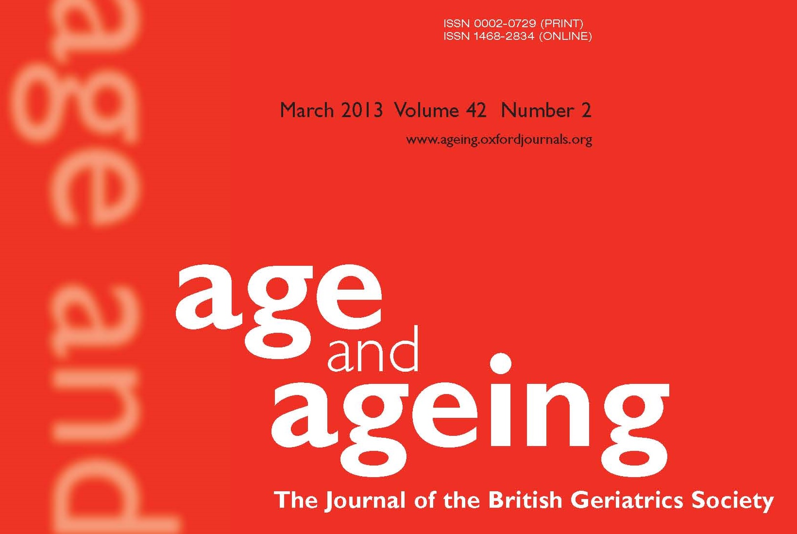 Estudo publicado na revista Age and Aging faz revisão de estudos sobre fragilidade