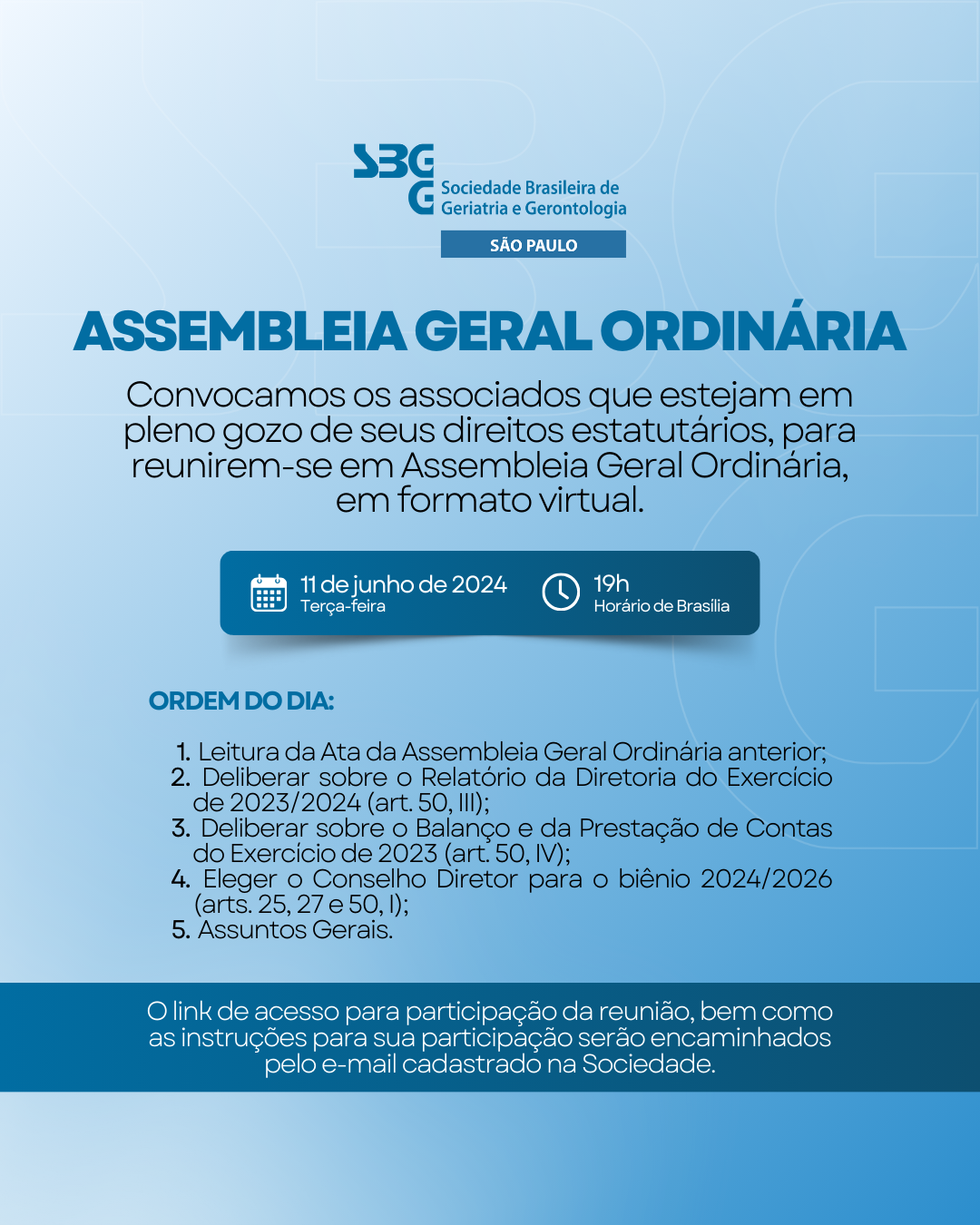 Assembleia Geral Ordinária – Junho de 2024